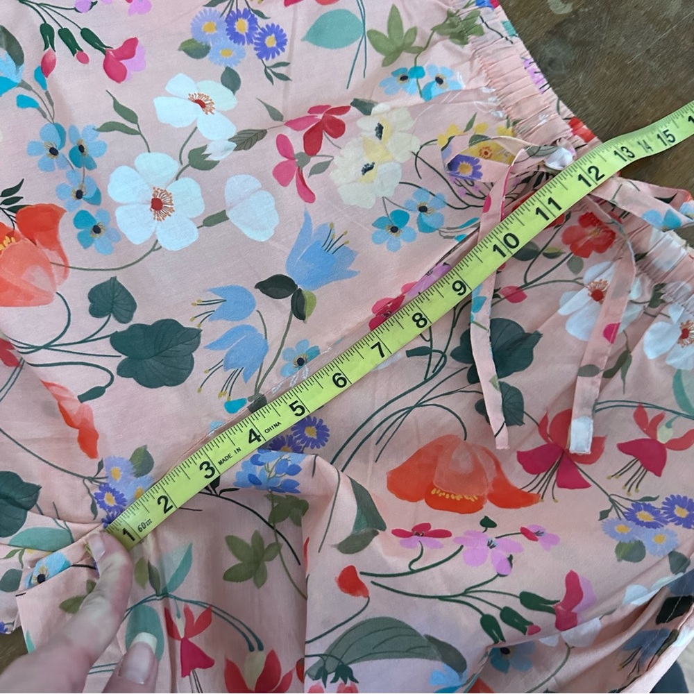 Cat’s Pajamas Strawberry Fields Voile Capri Pajama Set ladies XL NWT - Picture 9 of 14